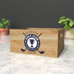 Personalised Fathers, Dad, Grandad Wooden Gift Crate, Basket Alternative Hamper Crate, Fathers day gift idea, Fathers day treat box