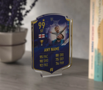 Personalised FIFA Rating Themed Acrylic Block | Football Father's Day Gift | FIFA 22 Fan Gift | gift for Son, Dad, Husband | FUT, tots