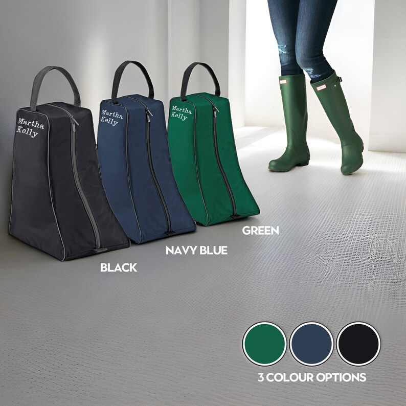 Personalised wellington 2025 boot bag