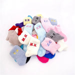 Snug Strides: Custom Cozy Monogrammed Fuzzy Socks 🧦