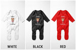 Personalised Babies First Christmas Sleep suit/Baby grow