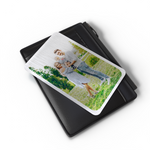 Personalised Aluminium Silver Coloured Metal Photo & Message Wallet Purse Card | Sentimental Photo Memory Card Keepsake
