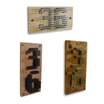 Personalised 3D DIY Luxury Rustic Screw Assembly Door Number