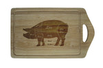 Personalised Wooden Chopping Board - Style 11 Pork Cuts