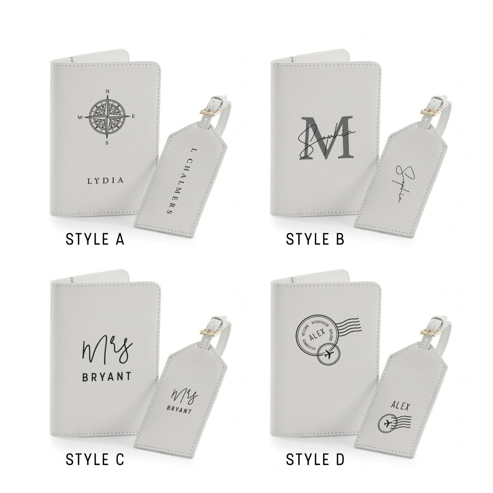 Bespoke Passport Cover and Luggage Tag Set: A Companion for Every Traveller