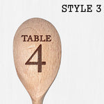 Personalised Beech Wood Wooden Mixing Spoon / Cooking Utensil, any text or message can be engraved, gift for any occasion