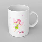 Pink Fairy design Personalised Mug any name, Custom Made