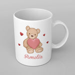 Love bear design Personalised Mug any name, Custom Made