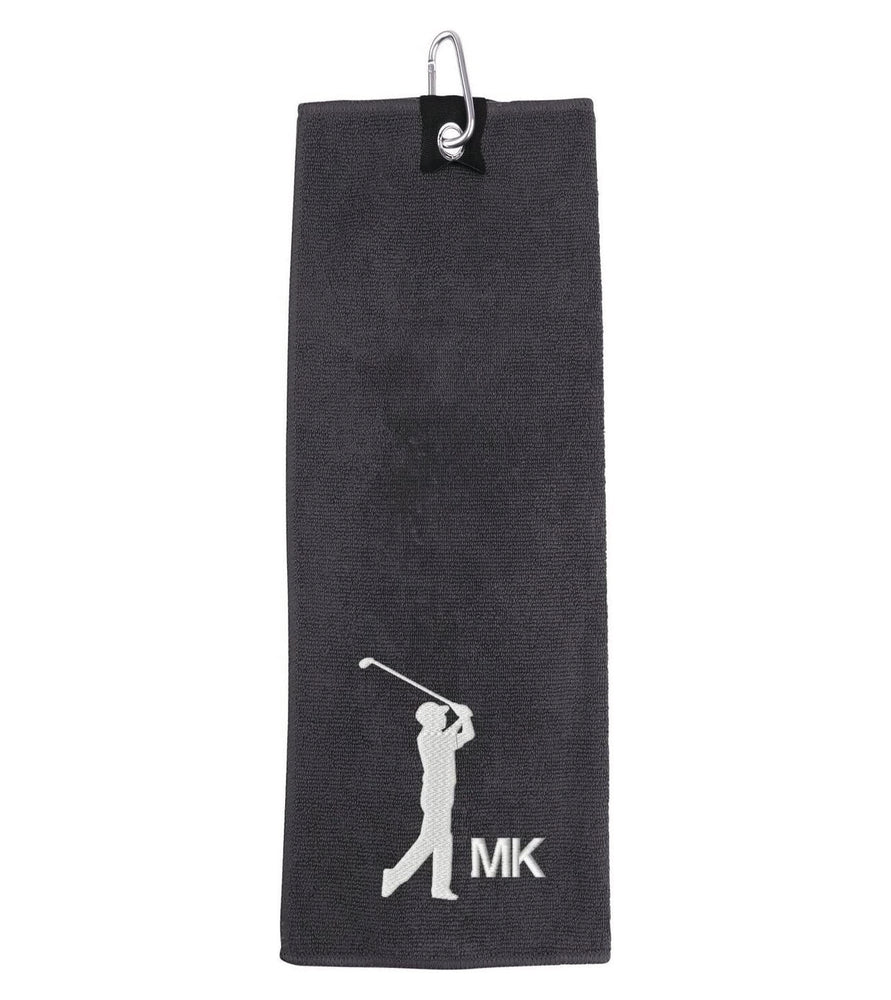 Refined Play: Personalised Embroidered Golf Towel