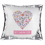 Personalised Sequin Pillow Mothers Day Gift Ideas, Gifts for Mum, Mom Gifts for Mothering Sunday