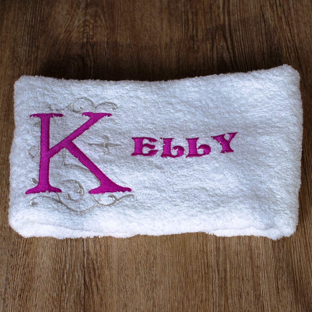 Elegant Touches: Personalised Monogram Hand Towels