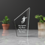 Personalised Glass Award Trophy Award Plaque, Various Trophies and Styles, 15mm Thick